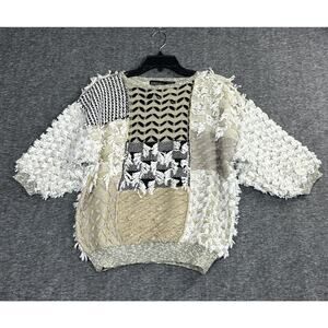Vintage 80’s Fringe Patchwork Answers by Riddles Short Sleeve Small
